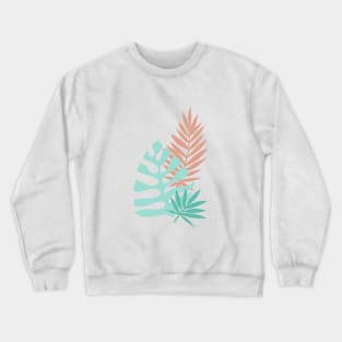 Island Tropical Leaves Crewneck Sweatshirt